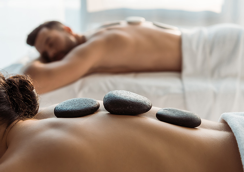 hot stone massage met twee